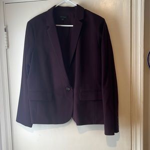 Ann Taylor Blazer WORN ONCE plum rose